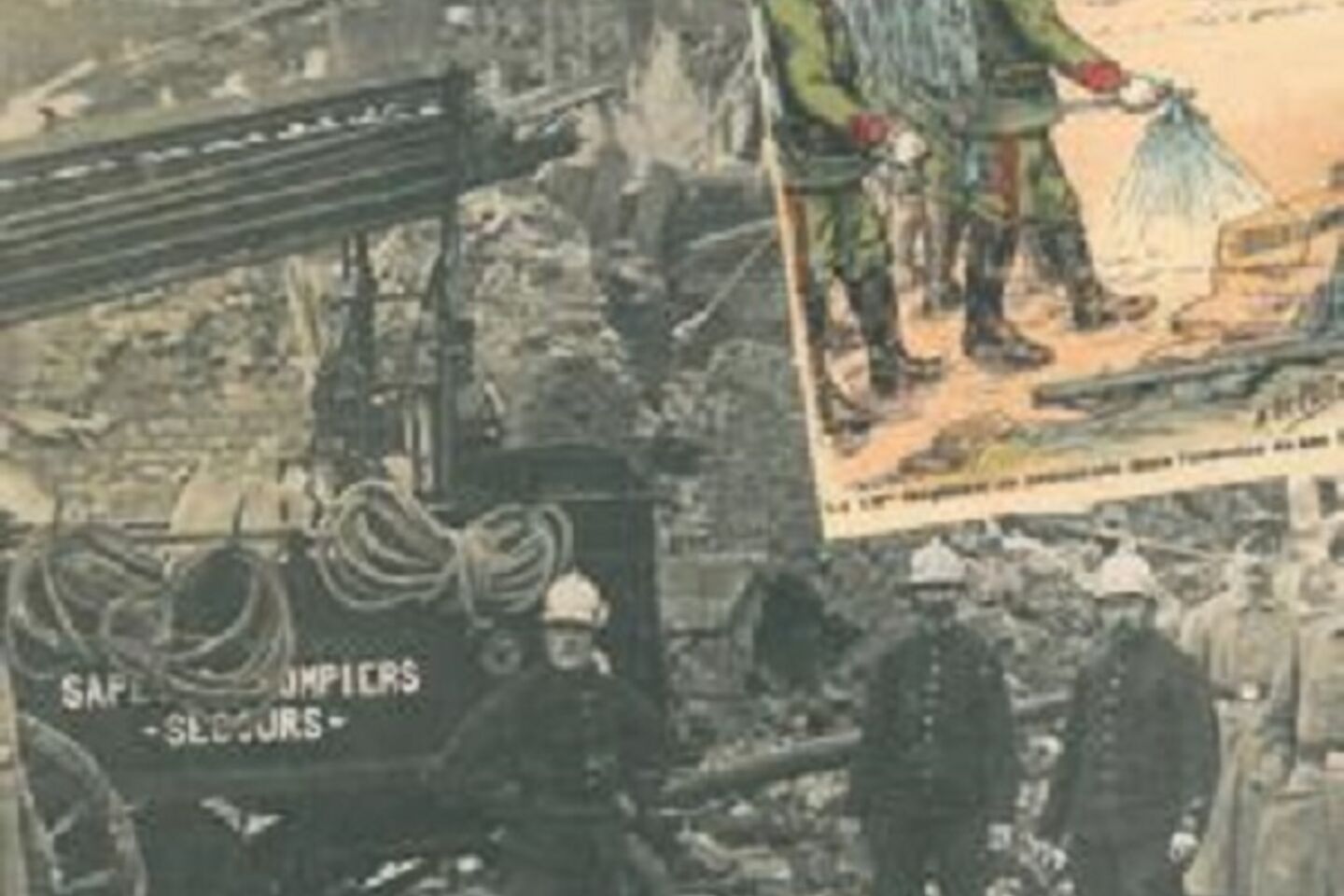 Les pompiers dans la bataille / 1817-1917