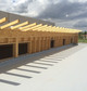  Entreprise construction bois : extension ossature bois, centre de secours et d’incendie - Martin charpentes