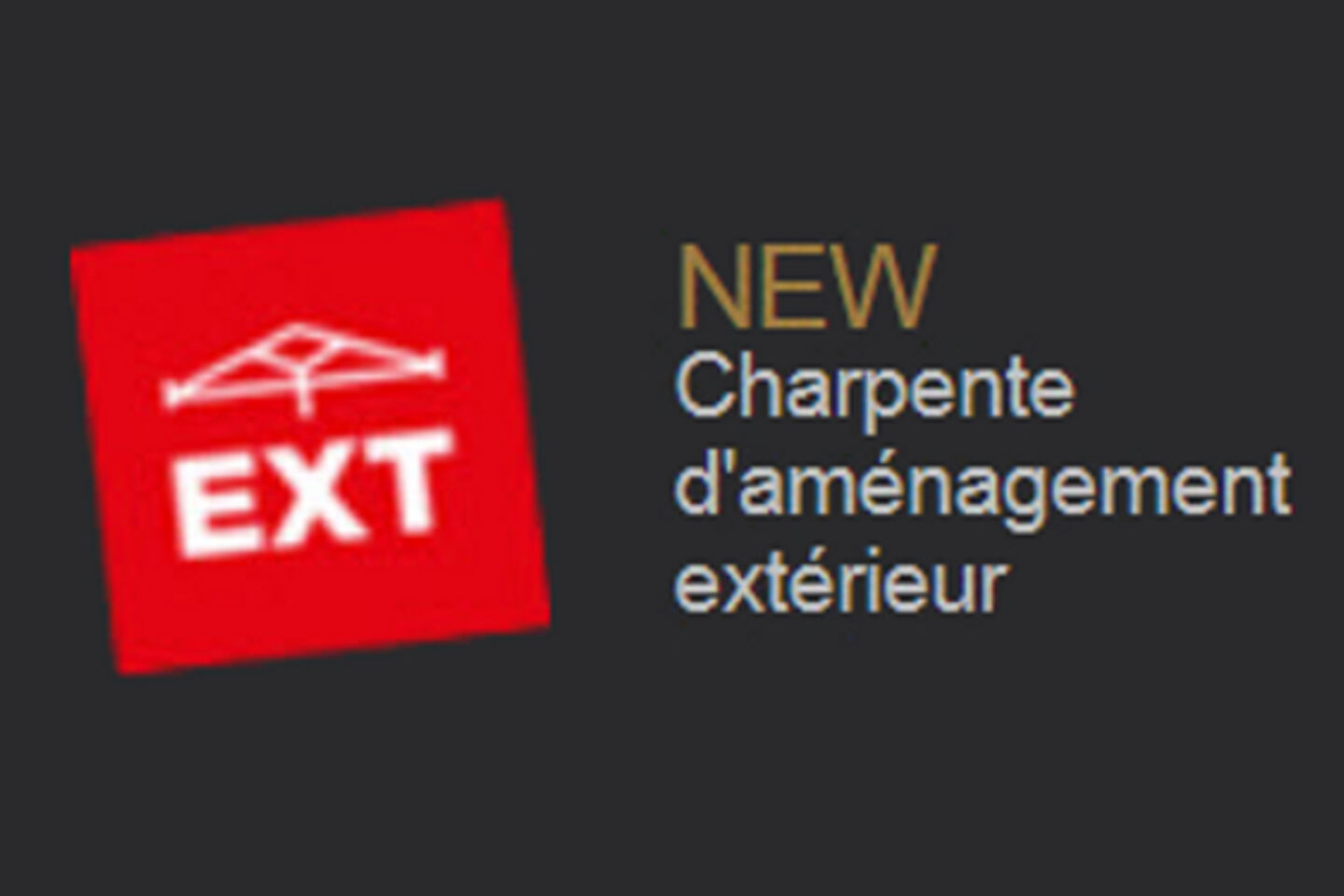 Charpente d'aménagement extérieur