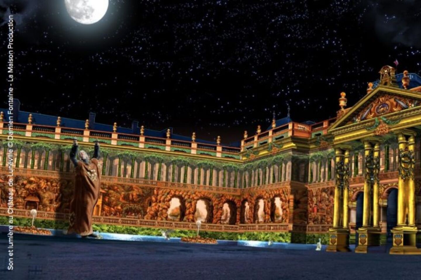 Son et Lumière Château de Lunéville