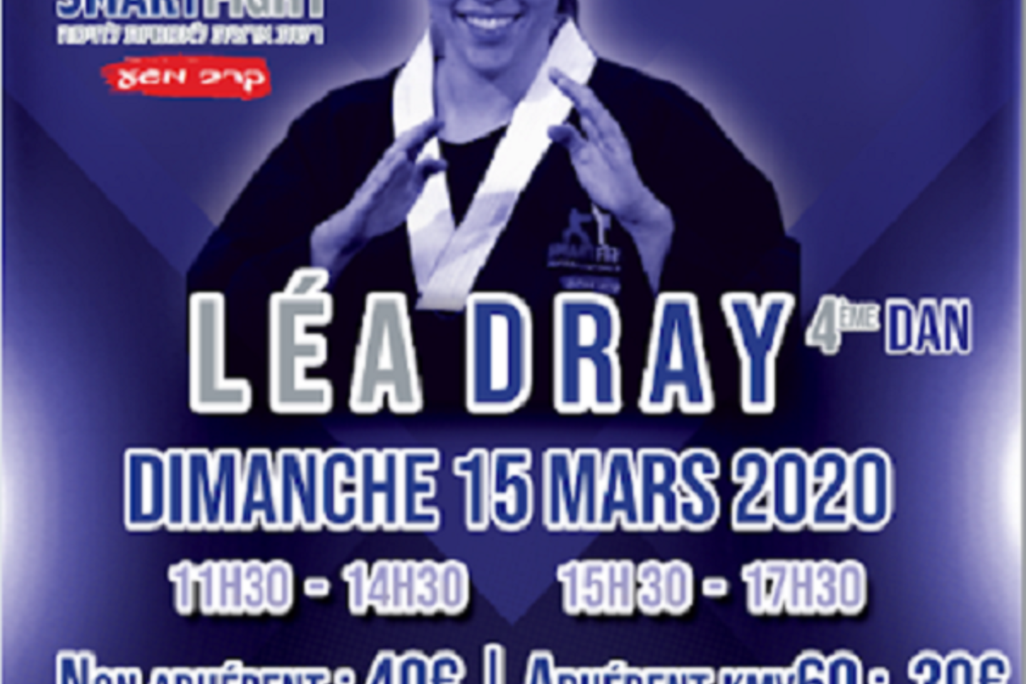 Stage avec Léa Dray 4eme DAN de Krav Maga