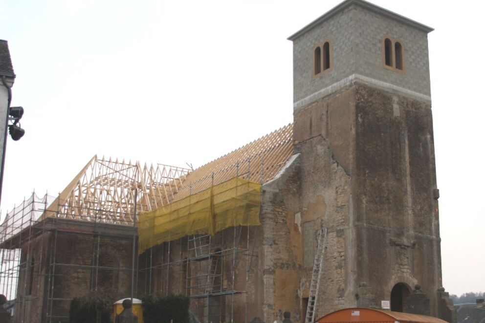 Charpente industrielle, Charpente d'une église, Belgique, 11 - Martin Charpentes