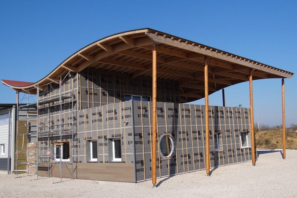 Extension ossature bois, Bureaux en ossature bois, Haute Saone, 1_36 - Martin Charpentes