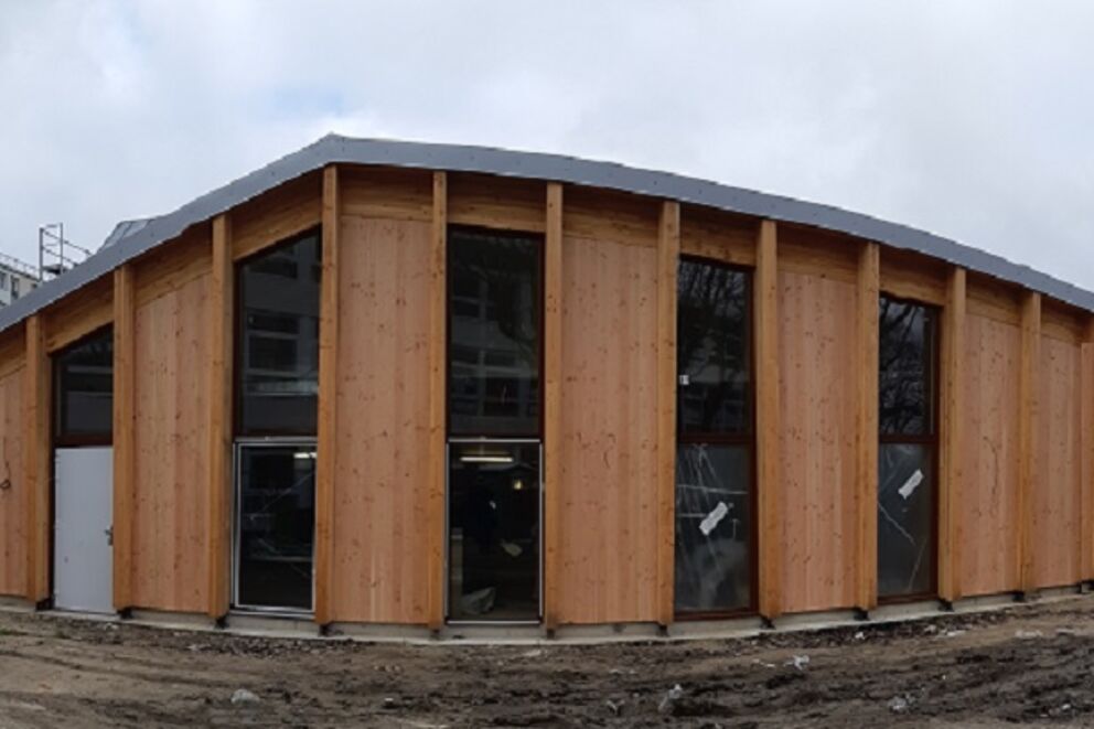 Charpente traditionnelle, Pôle périscolaire et motricité - Ecole Cachin , Ile de France, Romainville, périscolaire Romainville - Martin Charpentes