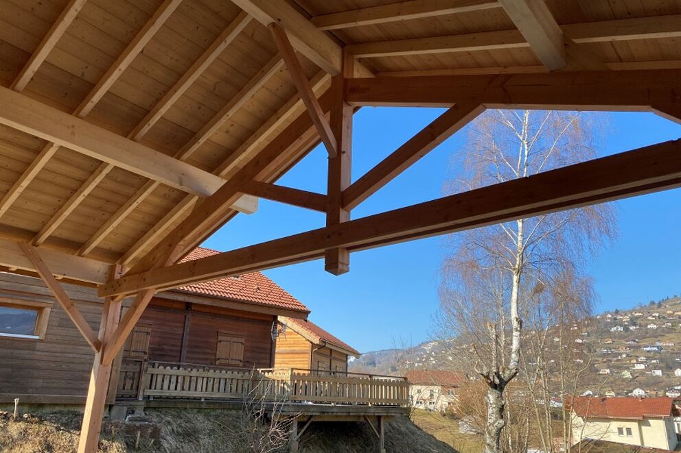 Maison individuelle, Chalet, Vosges, La Bresse, 21 - Martin Charpentes