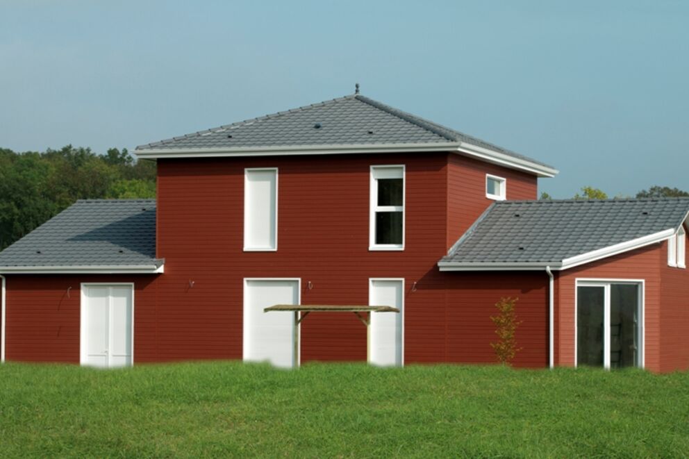 Maison individuelle, Montage d'une ossature, Meurthe et Moselle, NEUVILLER SUR MOSELLE, 460_1 - Martin Charpentes