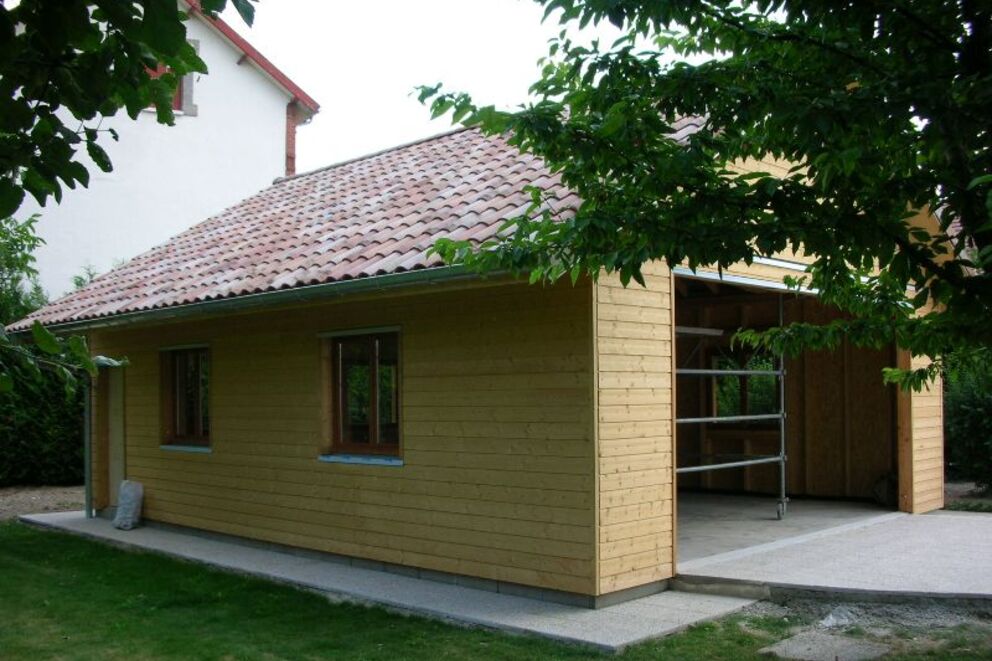 Garage bois / Abri de Jardin, Garage, Marne, SAINTE MEMMIE, 610_3 - Martin Charpentes