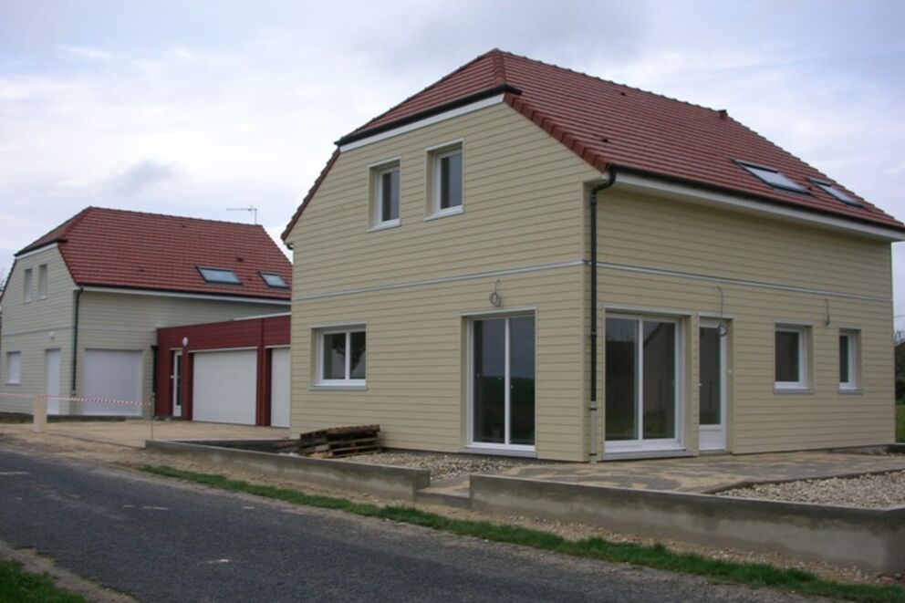 Maison individuelle, Maisons jumelées, Marne, LA VEUVE, 660_2 - Martin Charpentes