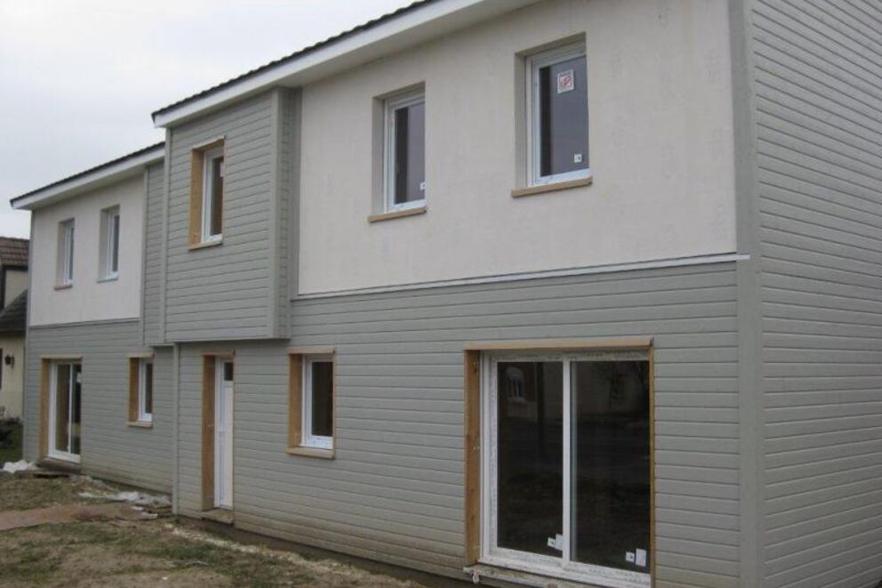 Maison individuelle, Maisons jumelées, Marne, WITRY LES REIMS , 670_2 - Martin Charpentes