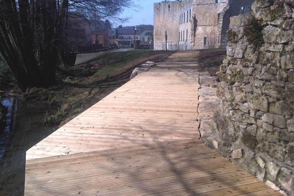 Terrasse bois, Passerelle en bois, LUXEMBOURG, 6_0 - Martin Charpentes