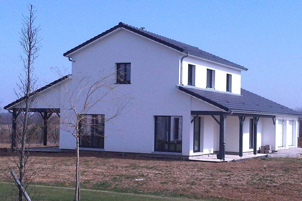 Maison individuelle, Maison en ossature bois, MARNE, 6_16 - Martin Charpentes