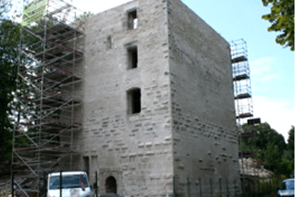 Charpente traditionnelle, Donjon de Vignory, Haute Marne, VIGNORY, donjon_16 - Martin Charpentes