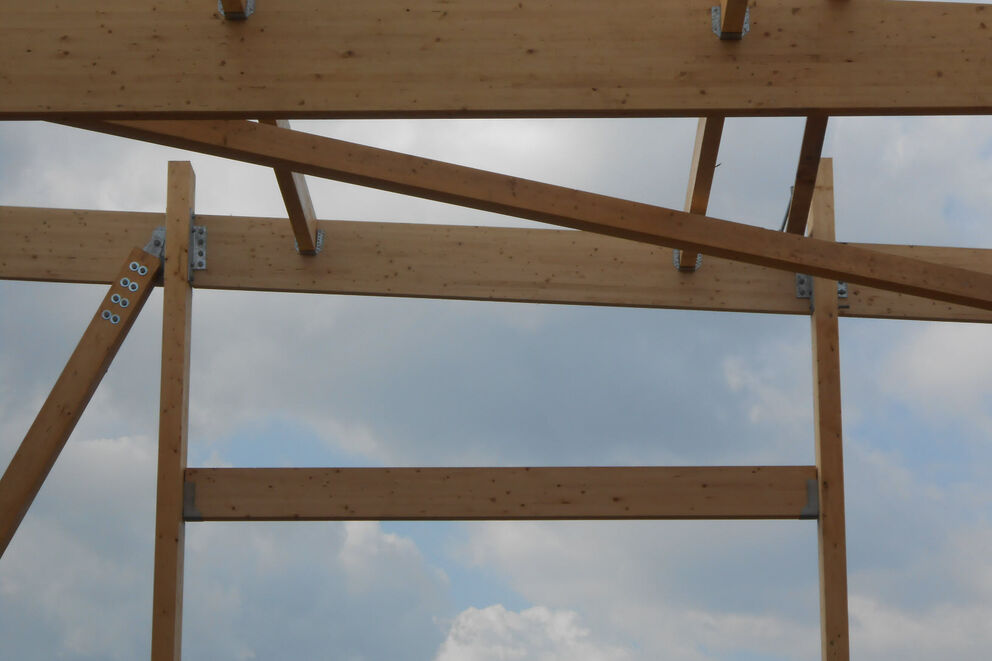Panneaux CLT, Bâtiment en structure bois , Kingersheim, dscn1436 - Martin Charpentes