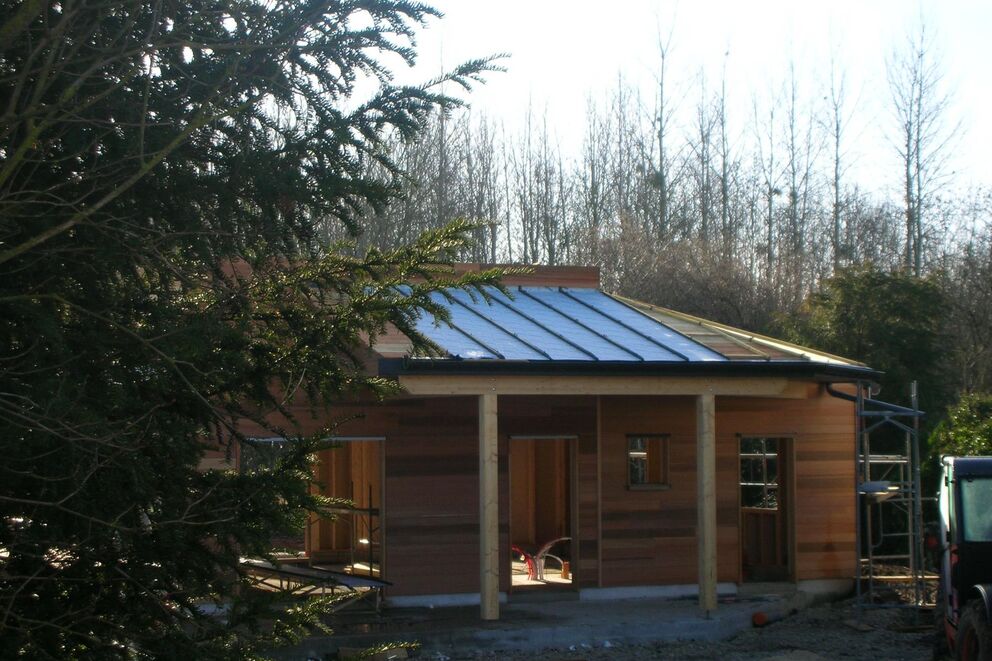 Maison individuelle, Maison à structure bois , Aube, LA CHAPELLE ST LUC , dscn1636 - Martin Charpentes