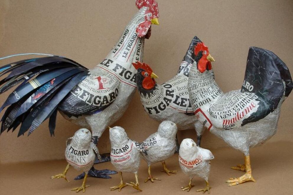 Sculptures de papier 