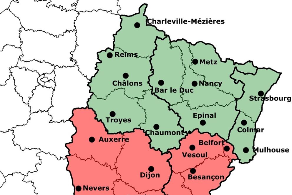 Grande région Est: Cinq choses à savoir sur les grandes villes d'Alsace, Lorraine et Champagne-Ardenne