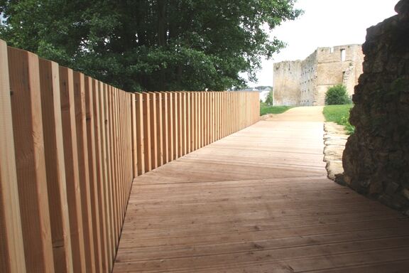 Terrasse bois, Passerelle en bois, LUXEMBOURG, 1_2 - Martin Charpentes