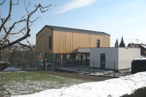 Maison individuelle, Maison contemporaine , ALSACE, 1_51 - Martin Charpentes