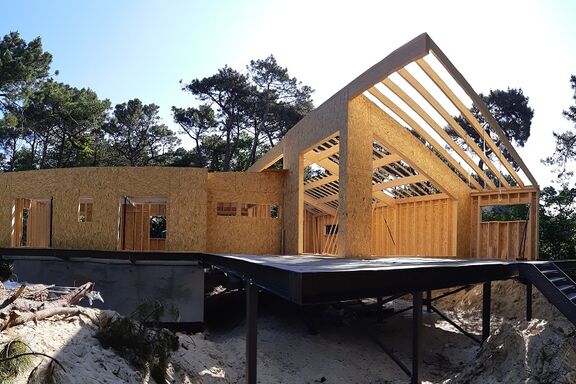 Maison individuelle, Maison bois en bord de plage, Pas de Calais, LE TOUQUET PARIS PLAGE, 20200602_093902 - Martin Charpentes