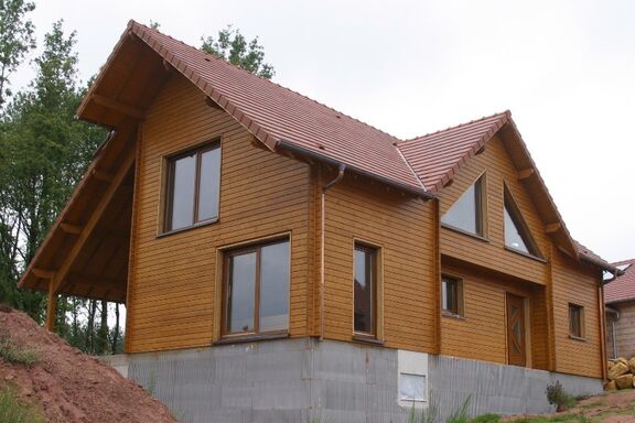Maison individuelle, Maison ossature bois, Moselle, SOUCHT , 400 - Martin Charpentes