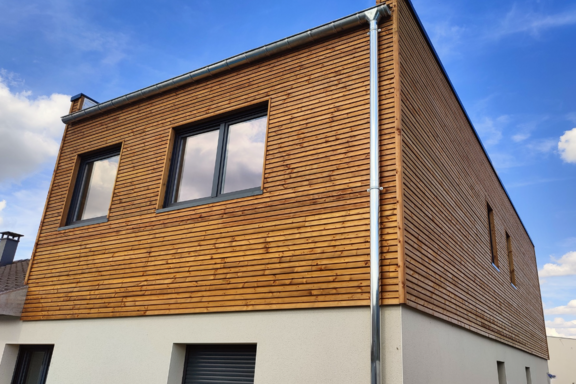 Extension ossature bois, Surélévation pavillon, Moselle, Amnéville, ABC 8 - Martin Charpentes