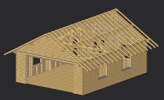 Garage en bois – garage & abri bois - martin charpentes