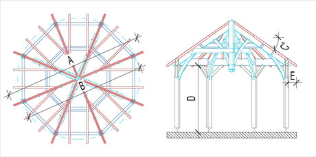 Kiosque De Jardin Bois Octogonal