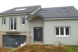 Entreprise construction bois : maison individuelle à ossature bois, Meurthe et Moselle – Martin charpentes