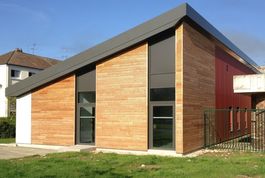 Entreprise de construction bois : pôle de solidarité, ossature, charpente & bardage bois, Ile de France – Martin charpentes