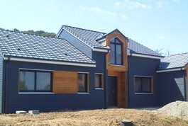 Entreprise construction maison bois : maison en ossature bois, maison individuelle, Meurthe et Moselle – Martin charpentes