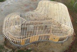 Entreprise construction charpente industrielle & ossature bois : pôle petit enfance Rhône – Martin charpentes 