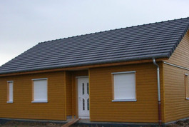 Construction pavillon de plain pied, maison individuelle en Moselle - Martin charpentes