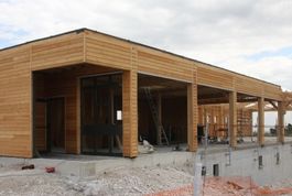 Entreprise construction maisons bois Grand Est : ecopole ossature bois, Huiron, Marne - Martin charpentes