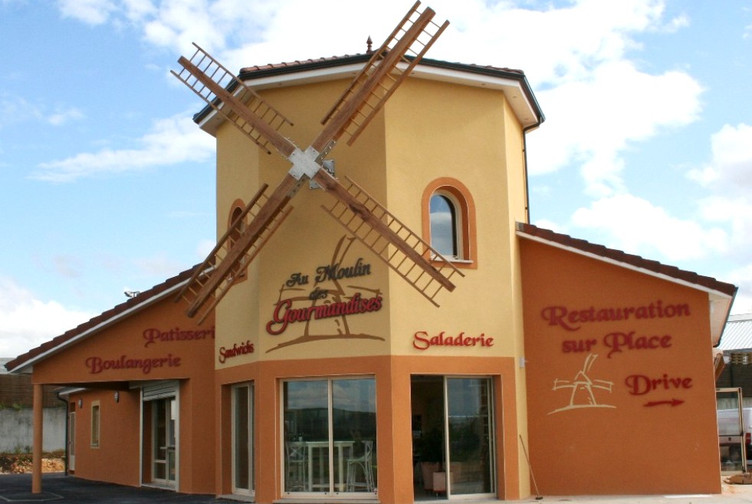 Structures bois : construction ailes de moulin à Verdun – Martin charpentes