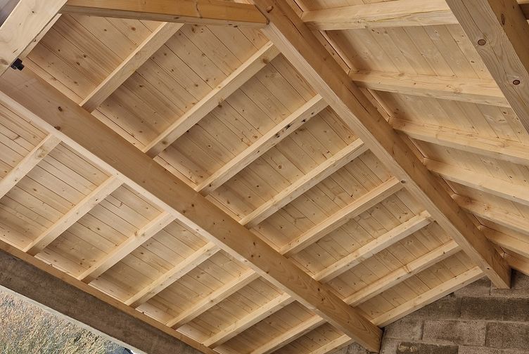 Charpente traditionnelle, Poolhouse, Moselle, Vigy - poolhouse - Martin Charpentes