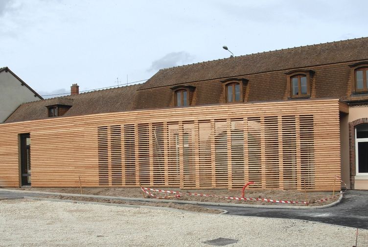 medical ossature & bardage bois marne Martin charpentes