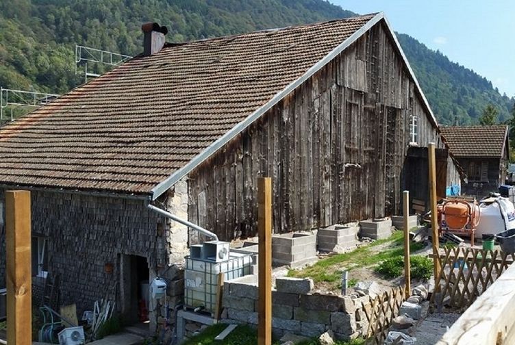 Bardage Bois, Rénovation d'une ferme, Vosges, La bresse - 5 - Martin Charpentes
