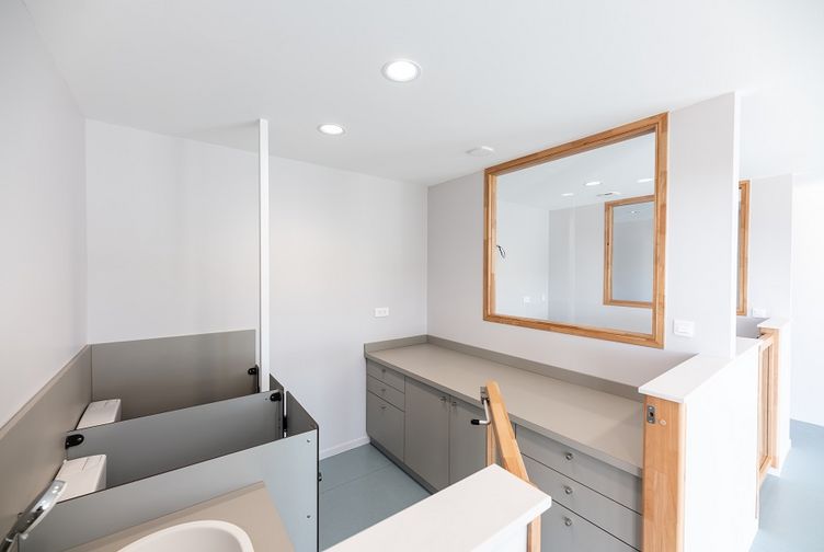 Extension ossature bois, Maison des assistantes maternelles , Vosges, Houecourt - 7 - Martin Charpentes