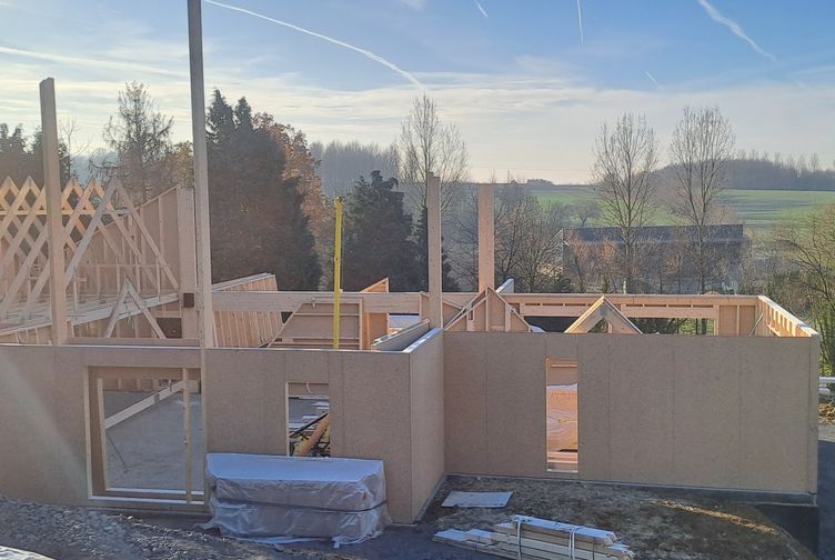Maison individuelle, Pavillon ossature bois , Nord, Sebourg - sebourg_1 - Martin Charpentes